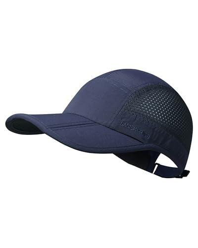 GADIEMKENSD Mens Folding Outdoor Hat Long Brim UPF 50+ Sun Protection - color: Folding Blue