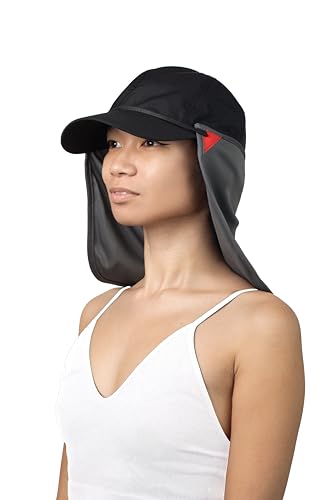 CoolNES - UV Sun Protection Neck Drape Adjustable Multifunctional 2 in 1 Face Covering for Outdoor Fishing - Unisex - color: Coolnes-darkgray