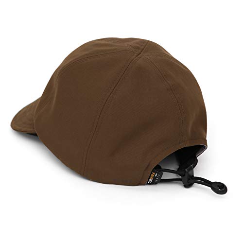 UNDERCONTROL Colorful Cycling Supplex Cap UPF 40 Low Profile Short Brim Foldable Quick Dry Outdoor Sports Adjustable hat - color: Brown