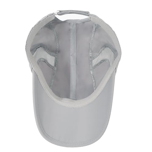 HH HOFNEN Quick Dry Cap Lightweight Running Sports Golf Hat for Men Women - color: #3 Light Gray