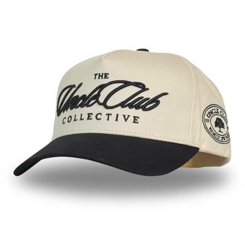 Vintage Mom & Dad Trucker Hats | Men & Women | Kids Grandpa Boy Mom Girl Dad Hats | Country Western | Cotton | Snapback - color: Uncle Club | Black