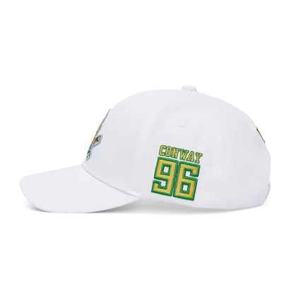 D-5 Mighty Ducks #96 Conway #99 Banks Baseball Cap - color: New White #96