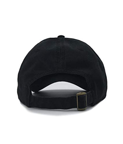 Riot Society Mens Embroidered Adjustable Dad Hat - color: Hibiscus Embroidered (Black )