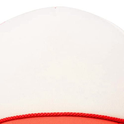 MR.R Sublimation Blanks Polyester Mesh Cap Mesh Hat Two Tone Trucker Summer Mesh Cap with Adjustable Snapback,2pcs per Pack - color: Orange