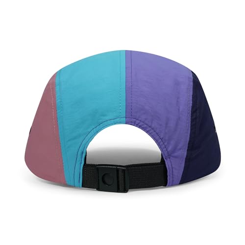 Croogo 5 Panel Running Hat Quick Dry Baseball Cap Colorful Sun Sports Cap - color: Abc01-purple