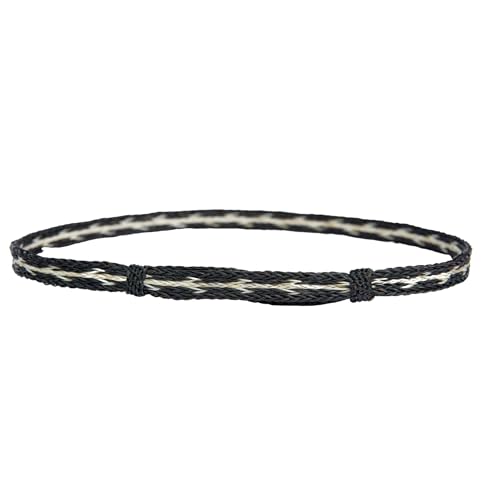 Gamboa Horsehair Hat Band for Cowboy Hats - color: Black
