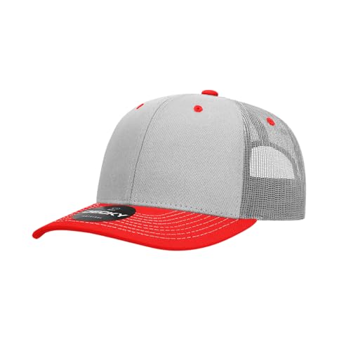DECKY Unisex Adult 6031 - color: Grey / Red