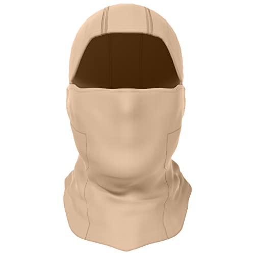 BaHoki Essentials Balaclava Ski Mask - Breathable Thermal Face Cover for Cold Weather - Wind-Resistant Head Gear - style: Khaki