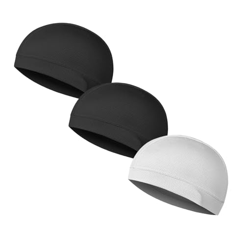 Cooling Skull Caps for Men Women Running Cycling Helmet Liner - color: Csc7-3pc