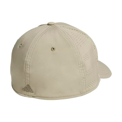 adidas Men's Gameday Stretch Fit Hat - color: Wonder Cargo Khaki/Clay Grey/5, size: Large-X-Large