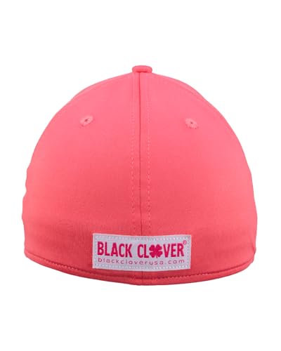 Black Clover Premium Flex Cap - color: 144 - (Raspberry/White), size: Small-Medium