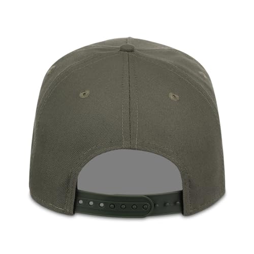 Lids Blank Hook Shot A-Frame Adjustable Snapback Hat – Breathable Mesh & Lightweight | Curved Bill | One Size Fits Most - color: Olive