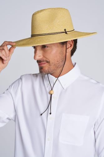 Unisex Sun Hat - UPF 50+ Sun Protection - Beach Comber - color: Natural, size: Small-Medium