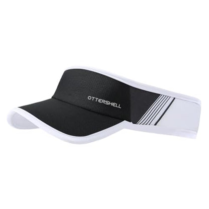 Cooling Sports Sun Visor Hat for Men & Women - color: Black-w