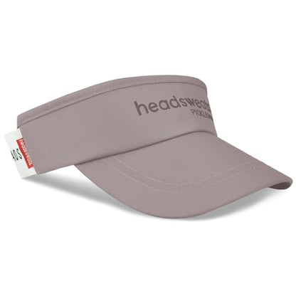 Headsweats Performance Pickleball Hats and Visors - color: Grey, style: Visor