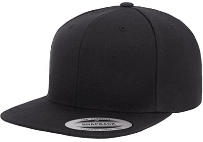 Mrlahat 6089 Yupoong Yp by Flexfit 6-Panel Structured Flat Visor Classic Snapback Cap with Black Bandana - color: Black