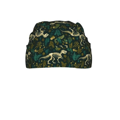 Adjustable Cycling Cap, Quick Dry Sports Bandana Skull Cap Helmet Liner - color: Dinosaur Skeletons