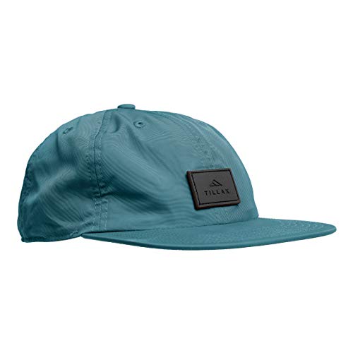Tillak COHO Six Panel Hat, Kodra Nylon 6 Panel Cap with Snap Closure - color: Heron Blue