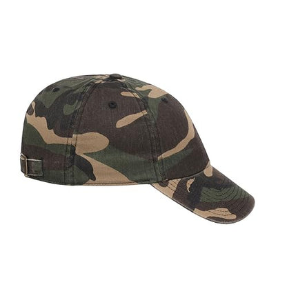 Lids Blank Baseline Dad Adjustable Strapback Hat - color: Camo