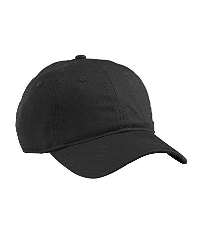 econscious 100% Organic Cotton Twill Adjustable Baseball Hat - color: Black
