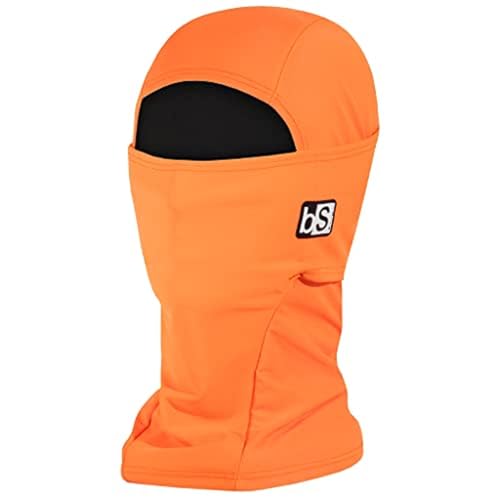 BLACKSTRAP Expedition Hood Balaclava Face Mask – Dual Layer, Breathable, Moisture-Wicking, and Helmet-Compatible - color: Bright Orange