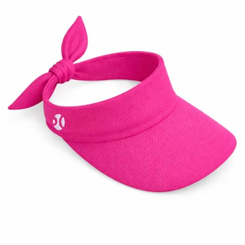 Women’s Adjustable Sports Visor – UV Protection, Lightweight for Golf, Tennis & Running, One Size, Standard - color: Fiusha 2, size: One Size