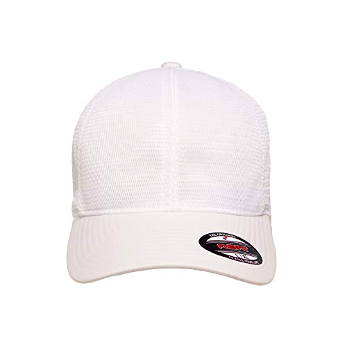 Flexfit Men's 360 Omnimesh Cap - color: White, size: Large-X-Large