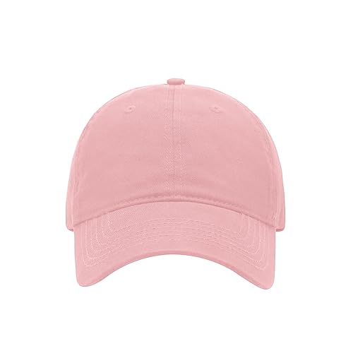 Mommy Jennie Unisex Vintage Washed Distressed Baseball-Cap Twill Adjustable Dad-Hat - color: A47-light Pink