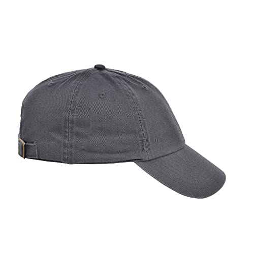 Lids Blank Baseline Dad Adjustable Strapback Hat - color: Charcoal