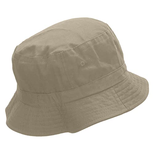 e4Hats.com 305 Embroidered Bucket Hat - color: Natural
