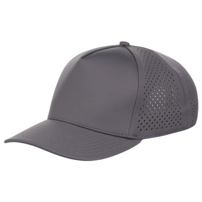 Lids Tee Box 5-Panel Performance Tech Adjustable Snapback Cap - color: Charcoal