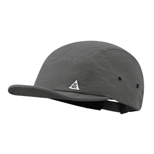 Clakllie Quick Dry Short Brim Hats for Men 5 Panel Running Hat Waterproof Baseball Cap Outdoor Hiking Hat Flat Bill Cadet Cap - color: Cdus-ddy1-gray