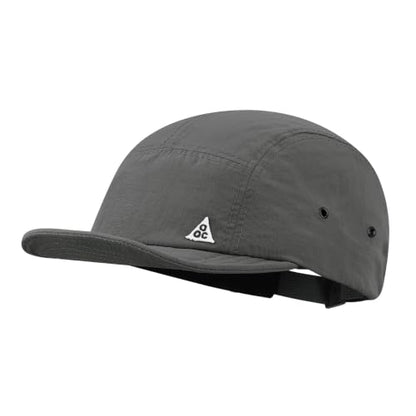 Clakllie Quick Dry Short Brim Hats for Men 5 Panel Running Hat Waterproof Baseball Cap Outdoor Hiking Hat Flat Bill Cadet Cap - color: Cdus-ddy1-gray
