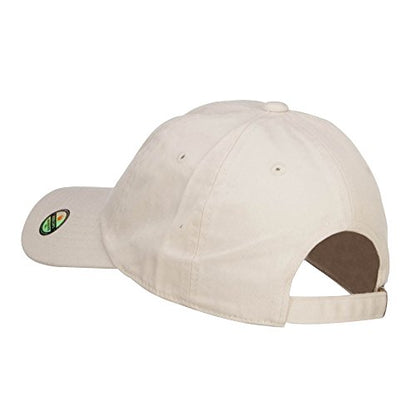 Nissi Unstructured Cotton Twill Washed Cap - color: Beige