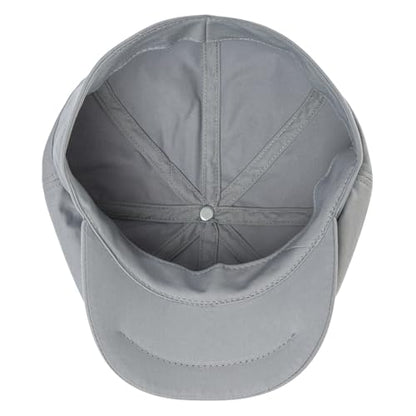 Toddler 8 Panel Cotton Newsboy Cap - color: Light Grey, size: 2-3T