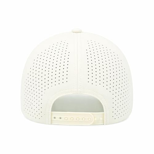5 Panel Baseball Cap Quick Dry Mesh Snapback Hat for Women Men - color: Navy+khaki+offwhite