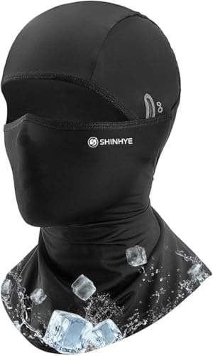 ShinHye Summer Balaclava Men Women Cooling Ice Silk Face Mask Sun UV Protection Balaclava Hood for Cycling Motorcycling