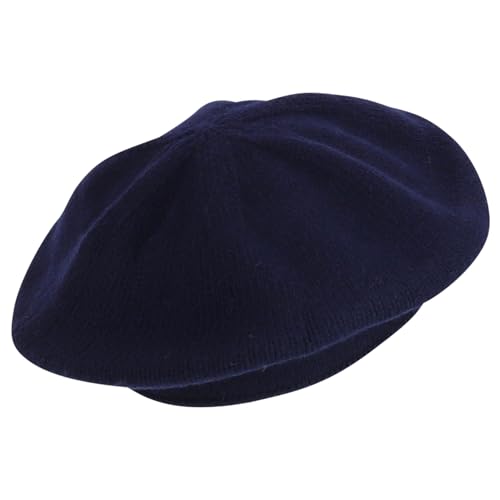 Armycrew Premium Wool Modern Stylish Beret Hat - color: Navy