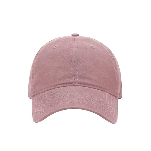 Mommy Jennie Unisex Vintage Washed Distressed Baseball-Cap Twill Adjustable Dad-Hat - color: A41-rose Pink
