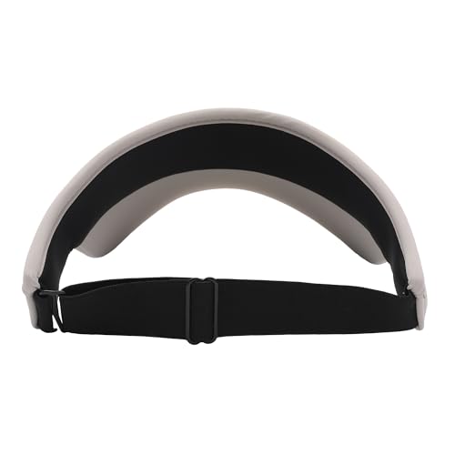 ZLYC Print Sports Sun Visors for Women Girls - color: Solid Light Gray