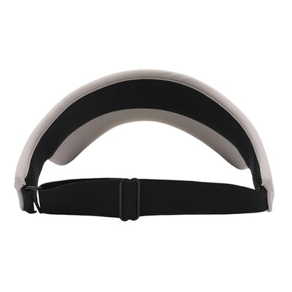 ZLYC Print Sports Sun Visors for Women Girls - color: Solid Light Gray