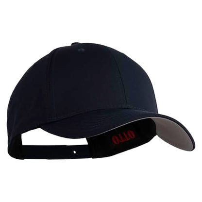 e4Hats.com 6 Panel Low Profile Structured Baseball Cap - color: Navy