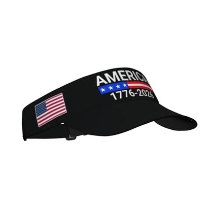 United States 250th Anniversary Hat America Patriotic Visor Caps for Women Men Adjustable Sun Hat - color: Usa 250th Anniversary 15