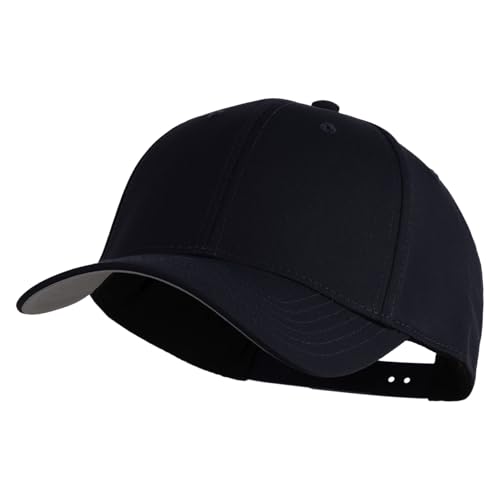 e4Hats.com 6 Panel Low Profile Structured Baseball Cap - color: Navy