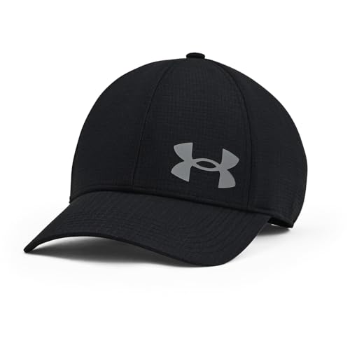 Under Armour Isochill ArmourVent Fitted Baseball Cap - color: Black (001)/Pitch Gray, size: Large-X-Large