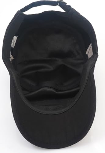 Men Flat Top Hat Cadet Army Cap Twill Cotton Baseball Military Cap - color: F - Black