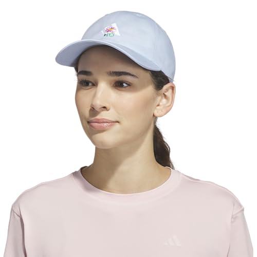 adidas Womens Saturday Cap Casual - Black - color: Glow Blue/White/Tropic Bloom/With Love