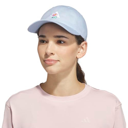 adidas Womens Saturday Cap Casual - Black - color: Glow Blue/White/Tropic Bloom/With Love
