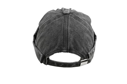 Washed Cotton Docker Cap, Unisex Brimless, Rolled Cuffed Men Skull Beanie, Harbour Pigment Dyed Hat