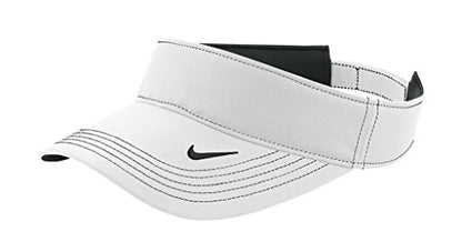 Nike Men's Golf Dri-fit Swoosh Visor - color: White, size: One Size